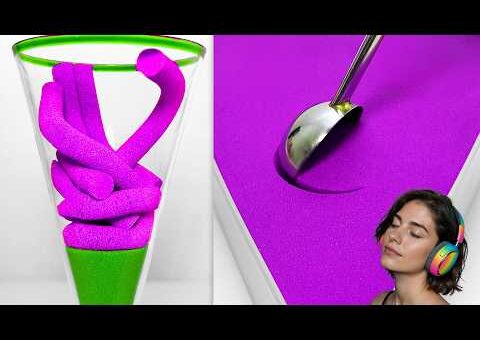 Most Satisfying and Relaxing Video 356 Kinetic Sand ASMR