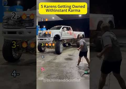 Karens Getting Instant Karma Moments #karen #karma