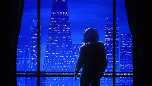 “Nightfall” My latest acrylic painting. A New personal fav of mine