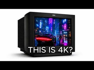 4K Gaming on CRT Monitors Looks Unreal