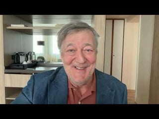 Stephen Fry thanks everyone who watched the documentary posted today and slaps himself to prove…