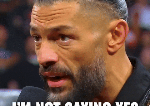 Roman Reigns Indecisiveness GIF by WWE