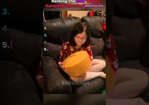 Ranking The Best Mega Dumpling Unboxing Moments #shorts #dumplings #unboxing #satisfying #trending