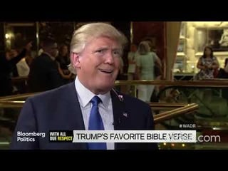 Trump unable to name one verse from ‘ favorite book ‘ the Bible