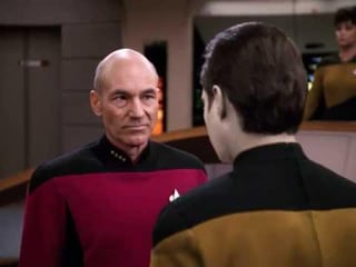 Just a fun Star Trek TNG clip from “The High Ground”