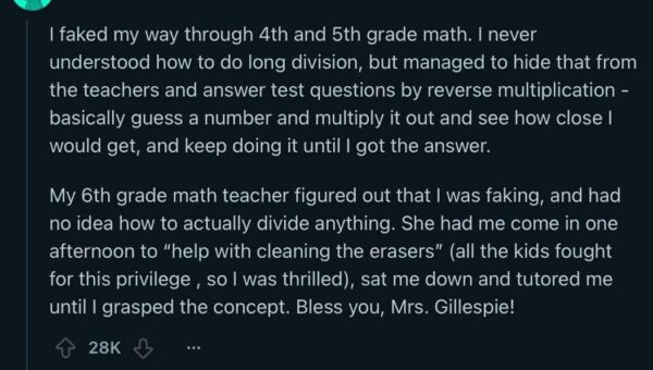The kind of teacher we need more of!! I was sick one week of school,…