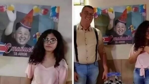 Dad looks so proud of himself