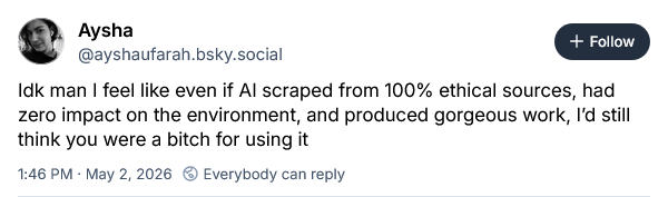 A fraud is still a fraud even if everything they make is ethically sourced