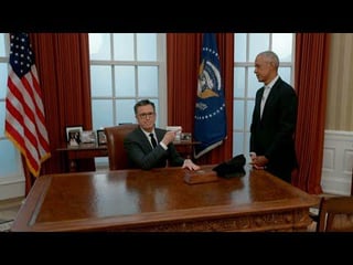 Stephen Colbert Addresses The Nation From President Obama’s Oval Office