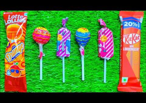Satisfying Video Unboxing GIANT Rainbow Lollipop Candy with Yummy Sweets Cutting ASMR