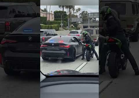 instant Karma 😉😀 #ytshorts #funnymoments #car #police #karma #yt