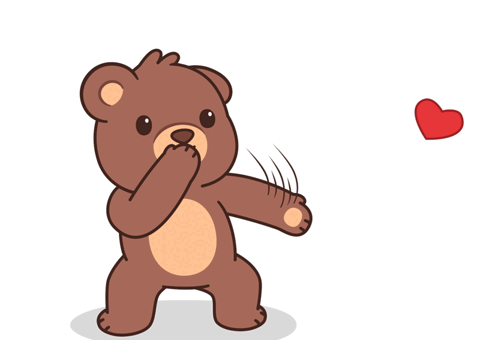 I Love You Kiss GIF by BEARISH