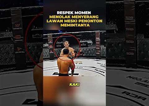 PETARUNG ANEH BUKANNYA SERANG LAWAN DIA MALAH DIAM,, TERNYATA KARENA INI‼️