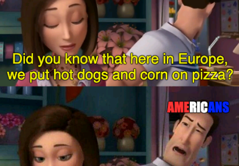 Add French Fries to make it extra American!