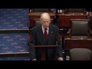 Senator Chuck Grassley Of Iowa, Age 92, Calls on Congress to Work to Resolve the…