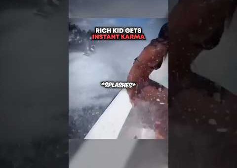 Rich Kid Gets Instant KARMA 🫢