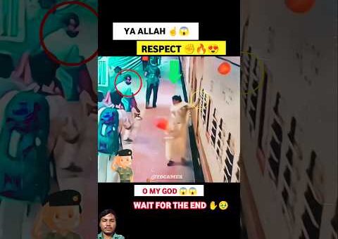 MashAllah ☝🏻😇 Great Save Caught On Camera 😍 #allah #shorts #status #respect