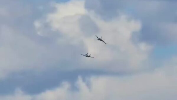 Two US Navy F/A-18 fighter jets collided mid-air