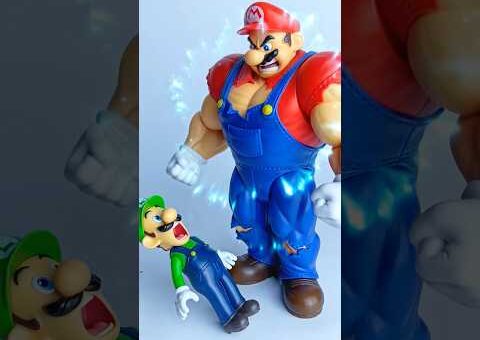 Mario Transforms to Get His Cola Back! 💪🔥#supermario #mario #toys