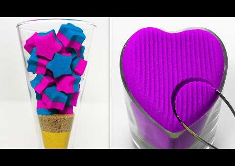 Very Satisfying and Relaxing Video 361 Kinetic Sand ASMR