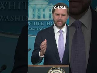 JD Vance asked by reporter on President Trump’s $1.8B “lawfare” fund for victims: “This is…