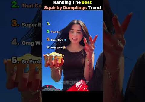 I Rank The Best Squishy Dumpling Unboxing Moments 🥟 #shorts #satisfying #squishy #toyhaul