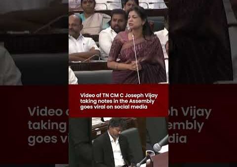 CM Vijay’s note-taking moment in the TN Assembly goes viral