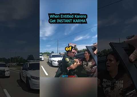 When SUPER Entitled Karen Get INSTANT KARMA #cops #police