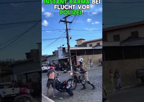 Deswegen flüchtet man NIEMALS vor der Polizei!