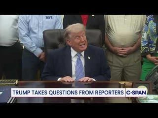 President Trump asked by reporter on losing the Senate due to GOP backlash to ballroom…