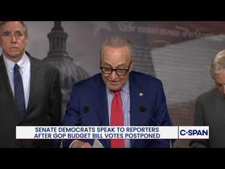 Chuck Schumer on GOP budget bill postponed over President Trump’s $1.8B lawfare fund: “GOP, so…