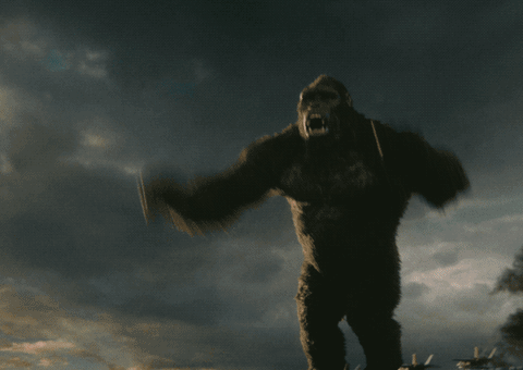 Celebrate King Kong GIF by Godzilla vs. Kong