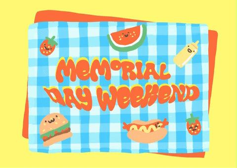 Memorial Day Vacation GIF by GIPHY Studios 2021