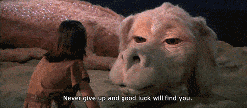Never Give Up Good Luck
