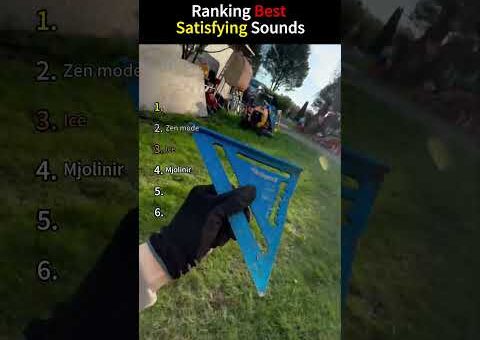 Ranking Best Satisfying Sounds #asmr #snow #funny #odlysatisfying #ice #satisfying #fyp