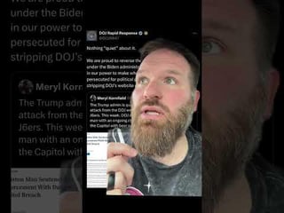Trump‘s DOJ has started deleting references to the January 6 insurrectionists from its website