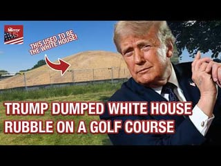 I visited the golf course Trump dumped the East Wing onto