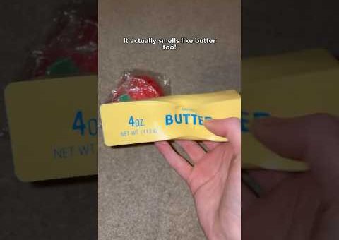 The viral food squishies are so satisfying! 🧈