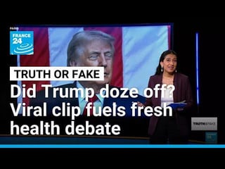 ‘Sleepy Donald’?: Trump accused of dozing off at Memorial Day event, reigniting age concerns