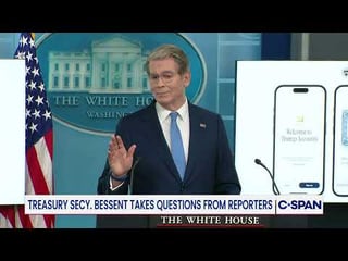 Treasury Secretary Scott Bessent asked about a proposed $250 Bill that would have Trump’s face…