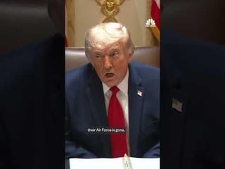 President Trump says he’s more focused on barring Iran from nuclear weapons than the U.S…