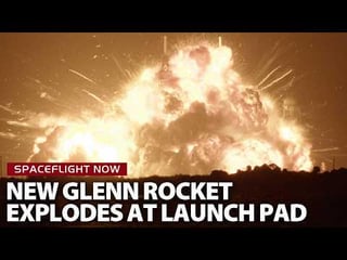 Bezos’s rocket catastrophically explodes on the launchpad