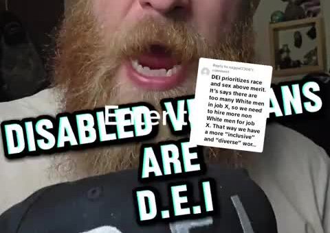 Defining DEI- Disabled veteran takes down conservative ignorance