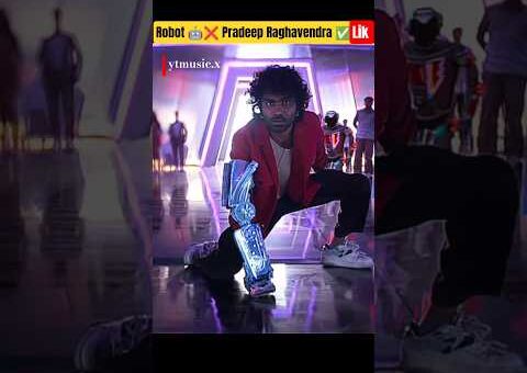 Adaavadi Song #4k 🔥#PradeepRanganathan_vs_Robot_Fight 🤖⚡SJ Suryah #KrithiShetty #viral #trending