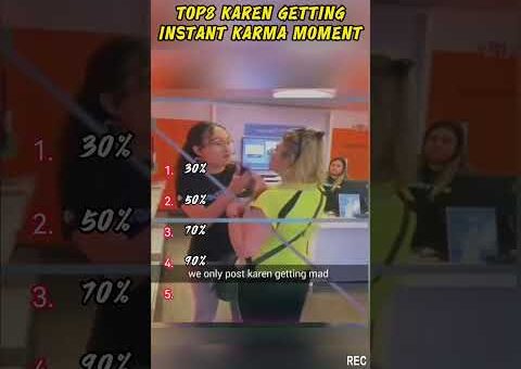 Ranking the BEST Karen getting instant Karma ever 🙄⚖️#karen #karma