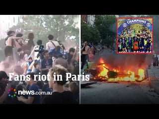 Riots in Paris… because PSG won the Champions League