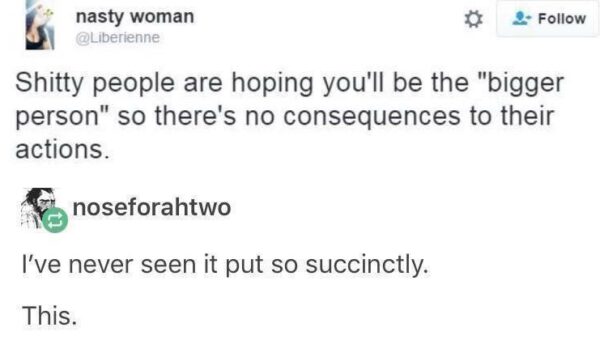 Well put