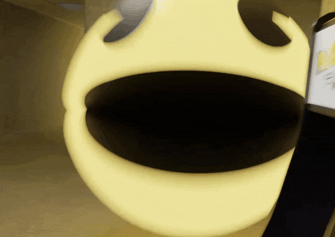 Frighten Pac Man GIF by the innernette