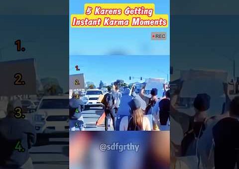 Karens Getting Instant Karma Moments #karen #karma