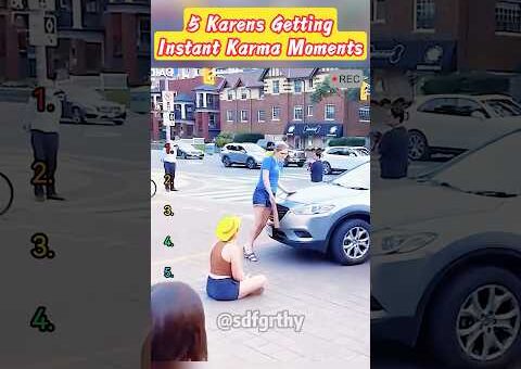 Karens Getting Instant Karma Moments #karen #karma